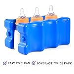 Ice Packs Double Sided Contoured Reusable for Breast Milk Baby Bottles - Image 4