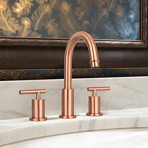 Two-Handle Copper Widespread Bathroom Sink Faucet … #TOP2
