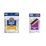 Mountain House Granola with Milk & Blueberries Backpacking Food 2 Servings + Vanilla Ice Cream Sandwich Camping Food 1 Serving Bundle