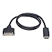 Tripp Lite DisplayPort to DVI Adapter Cable DP2DVI Video Converter for DP-M to DVI-I-F 3ft (P134-003)