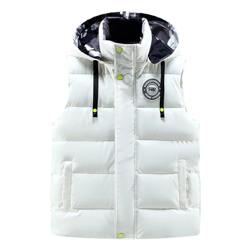 Gilet épais pour homme veste sans manches automne hiver casual