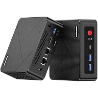 Origimagic C4 Air Mini Desktop 4K UHD Desktop with AMD Quad Core Ryzen 5 3500U / 8GB RAM / 256GB SSD / Windows 11 Professional