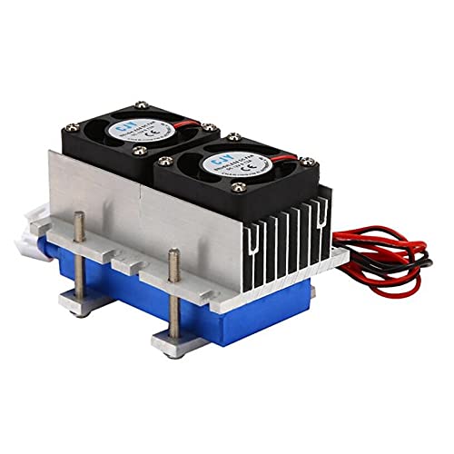 Sirxlevcy Enfriador de RefrigeracióN TermoeléCtrico Peltier de 144 W, de RefrigeracióN de Aire Acondicionado Semiconductor de 12 V, Kit de Bricolaje de Enfriamiento