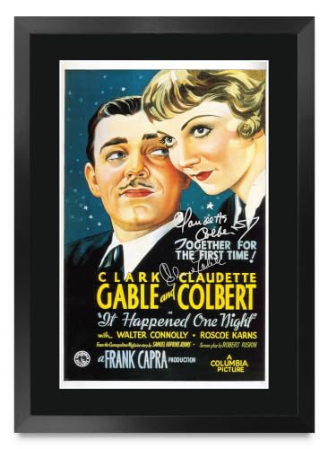 Cartel de Clark Gable It Happened One Night para decorar su salón cinéfilo con cuadro A3
