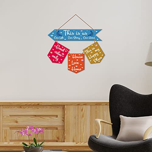 Image of Artvibes Wall Hanging Home Decorative Wall Art for Living room | Bedroom | Gifts | Wall Hanger for Decoration | Modern Decor | Artwork | Wall Sculpture | Signs & PlaquesArt Print (WH 6401NR)