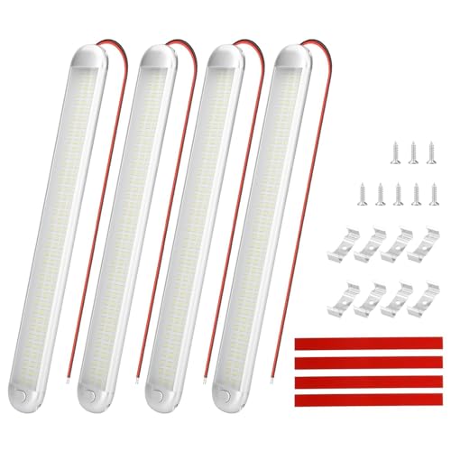 Linkstyle Luce Interna Furgone 12V, 120 LEDs Auto LED Kit, per Furgoni, RV, Camion, Barche, Rimorchi, 40 Moduli, Bianco