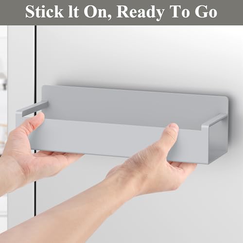 image for HuggieGems 6 Pack Magnetic Spice Rack Organizer for Refrigerator and O