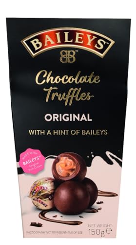 Baileys Chocolate Truffles | 1 x 146 g | einzeln verpackte Pralinen | Pralinen Geschenk | gefüllt mit Likör