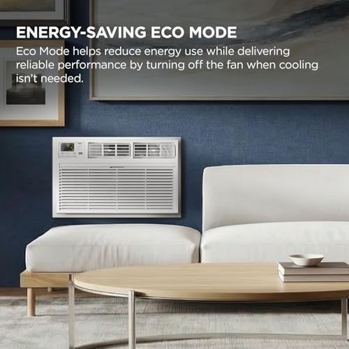 Image of TCL H10T9E1-A 10,000 Smart Through-The-Wall Air Conditioner, Fan & Dehumidifier, 450 Sq. Ft, Remote Control, Compatible with Alexa /Google Assistant, 10000 BTU, White