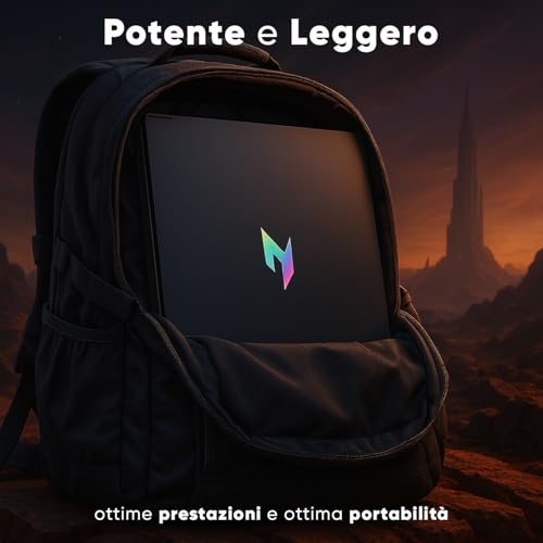 Nitro V16 AI Pc Gaming AMD Ryzen AI 7 260, NVIDIA GeForce 5060 (8Gb GDDR7), Laptop Gaming 32GB RAM DDR5, SSD 1TB, Display 16" FHD IPS 180 Hz, Tastiera RGB, Notebook Gaming, IA Top Pronta all'Uso - Notebook - Immagine 6