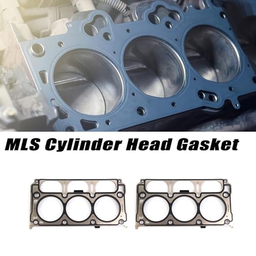 Image of AUCERAMIC 12632968 2PCS MLS Cylinder Head Gaskets Compatible with 2014-2021 Gmc Sierra Chevy Silverado 1500, 2018-2021 Chevy Express Gmc Savana 2500 3500 4.3L 262Cu. in. V6 OHV N /A