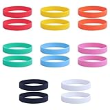 16 Pezzi Braccialetti in Silicone, per il Fitness, la Corsa, lo Sport, le Feste