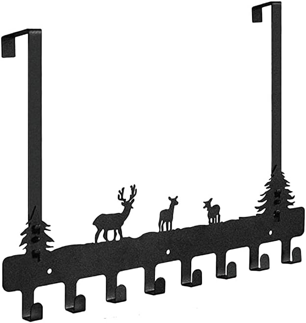 Towel Rack, Jaragar Over The Door Towel Rack with 8 Sturdy Hooks, Space