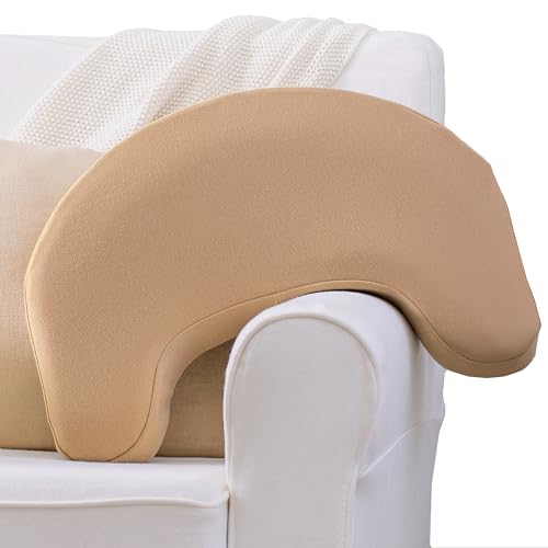 Image of Dr. Brown's Nursing Pillow with Washable Cover, Breastfeeding Lap Support Pillow, Premium Memory Foam, Firm and Responsive, Gentle Beige