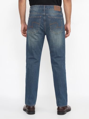 Image of Spykar Men's Rover Regular Fit Jeans | Mid Rise | Casual Denim | Stretch Fit | Jeans for Man