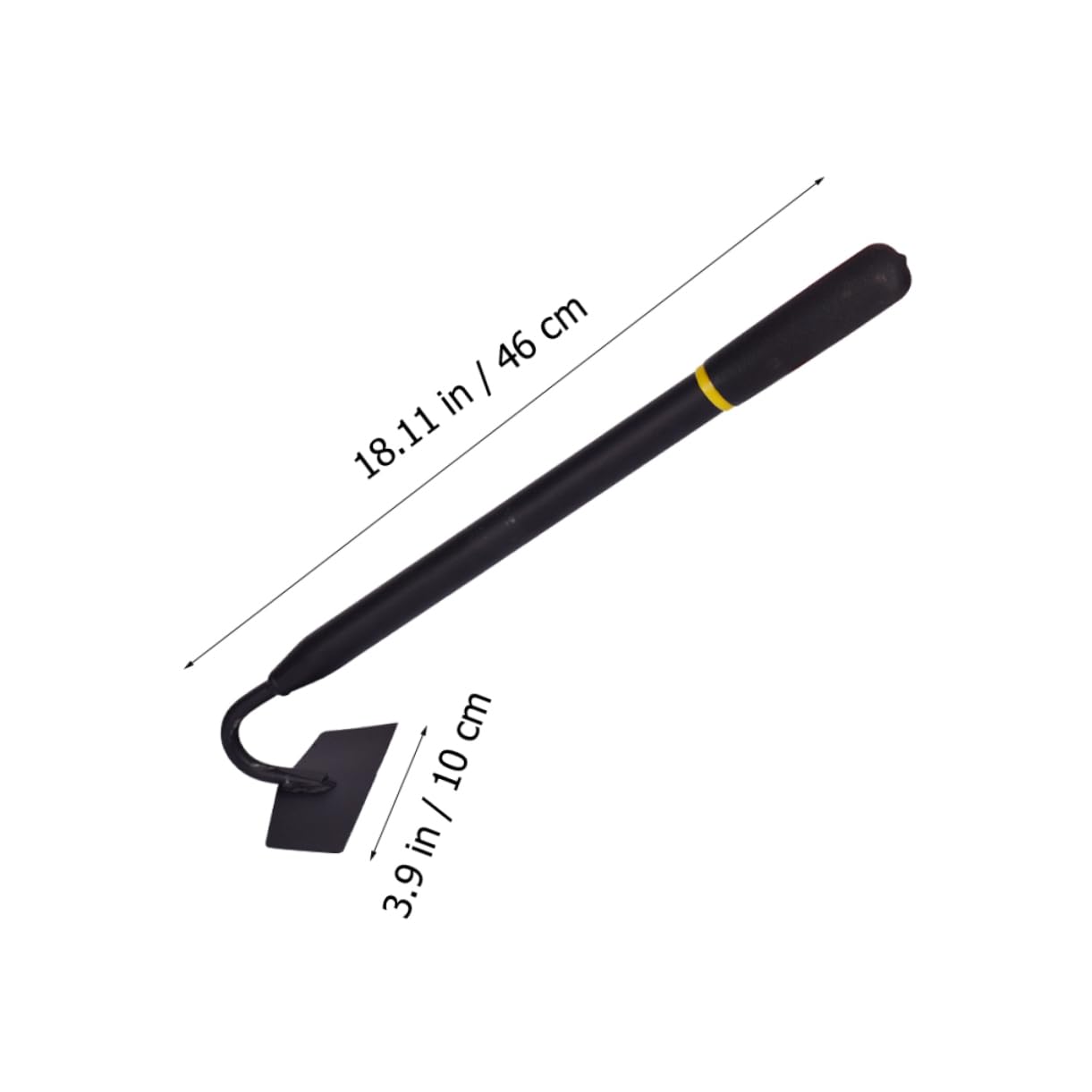 POPETPOP 1pc Manganese Steel Hoe for Vegetable Gardening Weeding Tool Lightweight Digging Hoe Ergonomic Handle Gardening Supply