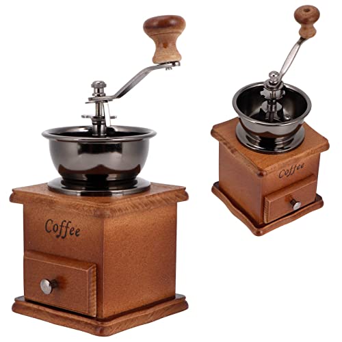 SXLCKJ Crusher, Bohnenmühle, manuelle Bohnenmühle Haushalts-Mini-Kaffeemühle im Retro-Stil, Küchenzubehör(Crusher) – Bild 8