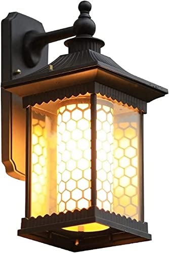 Lanterne murale extérieure étanche E27 luminaire alu géométrique