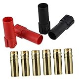 BCOATH 16個バレットバナナプラグ コネクタ オスメスプ 真鍮端子 ハウジング 高導電性 大電流対応 モーター 車載機器用