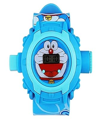 Digital 24 Images Doraemon Projector Watch for Kids Boys Watch & Girls Watch, Diwali Gift, Birthday Return Gift (Color May Vary)