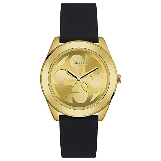 Guess Reloj Analógico para Mujer de Cuarzo con Correa en Caucho W0911L3