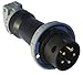 KELLEMS HBL520P5W 4X/69K, Plug, 20A 347/600V, IEC, 4P5W, PIN and Sleeve Device