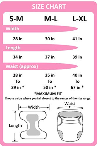 Rearz - Omutsu Bulky Fitted Nighttime Cloth Diaper (Pink - Sheep) (Large/X-Large) #TOP1