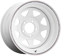Pacer White Spoke 15x8 -19 White