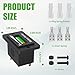 10L0L Golf Cart Battery Monitor Meter, 12V 24V 36V 48V 60V 72V Battery Level Meter for Lead Acid Battery, Waterproof LED Battery Gauge Indicator for for Golf Cart EZGO Club CAR and Most Cars