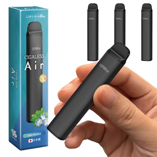 ismoke CIGALESS Air dq^oR ĝ 2500z\ VAPE e  jR` ^[ ACX[N VKX GAt[ o͒ (d 3mg, NA\[ 3{)