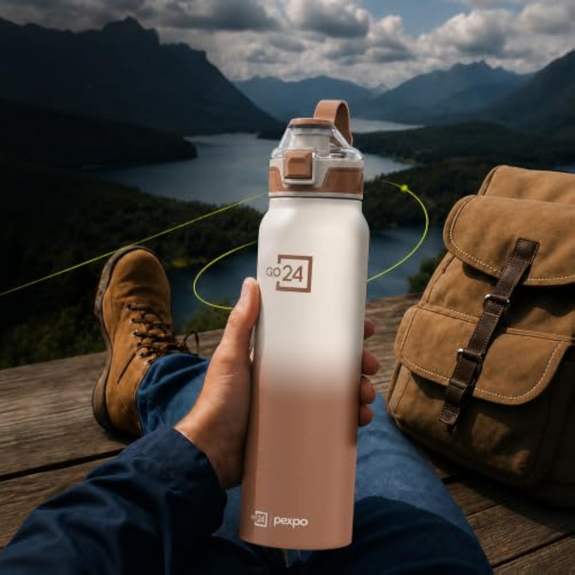 Stainless Steel Hot and Cold Flask, 940ml
