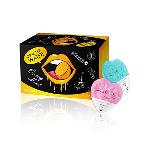 Natural Personal Fruit Edible Flavored Water Based Lubricant for Sex & Oral Blow Job, Discreet Package for Couple Adult (Orange)