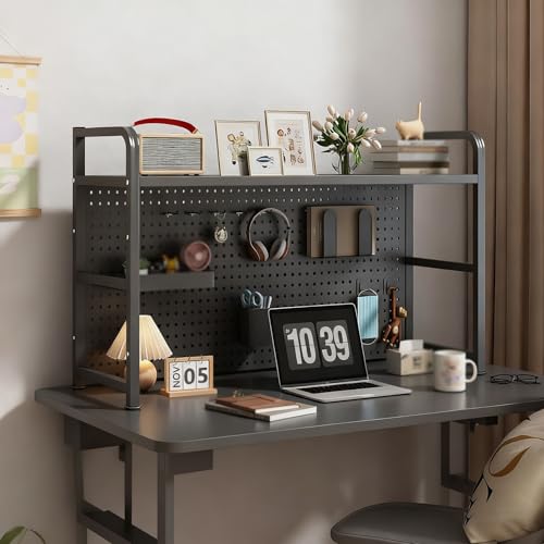 Étagère de bureau métallique pour gagner de la place, rangement facile 75 cm