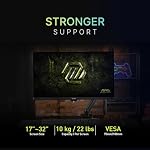 MSI MAG MT101DG - Gas Spring Dual Monitor Stand Arm, Supports 17-32" and 22 lbs, VESA Compatible, Adjustable Gas Spring Mount, Clamp & Grommet, Quick Release Plate – Black