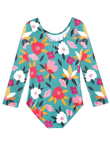 HOZIY Gymnastics Leotards for Girls Unicorn Pink Purple Sparkly Dancewear Activewear Quick Dry