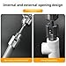 Integrated Internal & External Pipe Threading Tool for Electric Drill, 2 in 1 PVC Pipe Threader Kit,Water Pipe Internal External Integrated Threader with 1/2