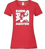 Europameister 2016 Euro Frauen Lady-Fit T-Shirt Rot XXL
