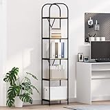Dimensions précises: 40 x 30 x 183 cm (L x l x H) pour 11,69 kg; idéale comme petite bibliothèque, etagere de bureau ou casier de rangement chambre