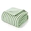 Striped Sage Green