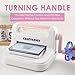CraftGenes Die Cutting Machine and Embossing Machine – 6'' Opening Size for Cardmaking, Scrapbooking, and DIY Crafts – Complete Set with A5 Die Cuts, Embossing Folders, and Plates(Pink)