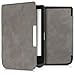 Produktbild kwmobile Hülle kompatibel mit Pocketbook Touch Lux 4/Basic Lux 2/Touch HD 3 - Kunstleder eReader Schutzhülle Cover Case - Grau