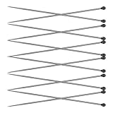 Yardwe 100 Stück aus Edelstahl Insekten Präparationsnadeln für Schmetterlingspräparate Einfache Handhabung und Präzise Verarbeitung für Entomologieprojekte