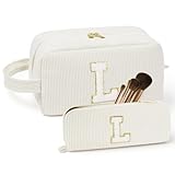 CADEAU IDÉAL POUR FEMME ET ADOLESCENTE: Ce coffret trousse cosmétique pratique et tendance est parfait pour Noël, la Saint-Valentin ou un anniversaire ; Un cadeau personnalisé qui ravira votre mère, amie ou collègue