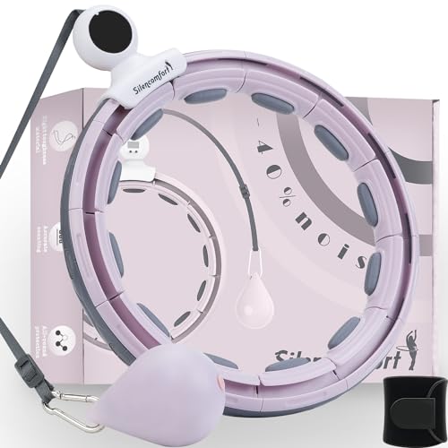 Silencomfort Smart Hula Hoop, Leise Fitness Reifen Erwachsene, hullahub mit...