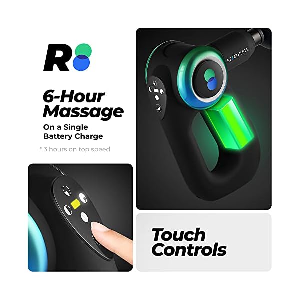 REATHLETE DEEP4S Percussive Therapy Device Massage Gun for Muscle