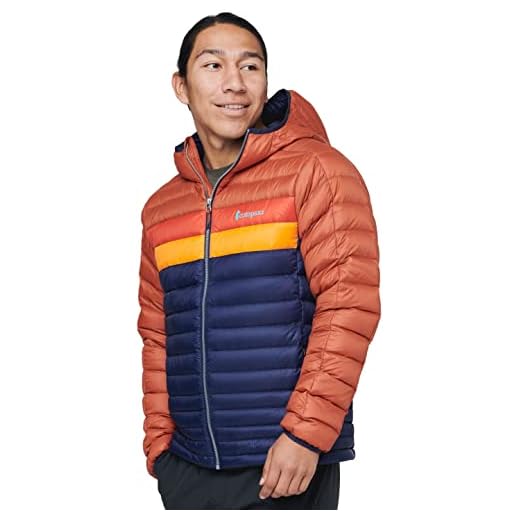 Cotopaxi Fuego Down Hooded Jacket - Men's Spice/Maritime Medium