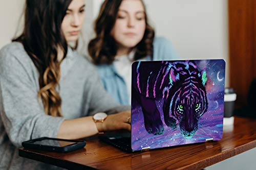 Image of Galaxsia Coloured TIGERLaptop Skin /Sticker /Cover /Decal Compatible for Any 17 inch-17.3 inch Inches Laptop (Hp /Dell /Sony /Acer /Lenovo /Asus. Etc) Or Notebook.