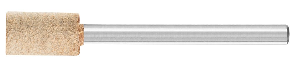 PFERD 36105 Poliflex Leather Bond Fine Grinding Point, Aluminum Oxide, Shape W162, 1/4" Diameter x 3/8" Length, 1/8" Shank, 67210 RPM, 120 Grit (Pack of 10)