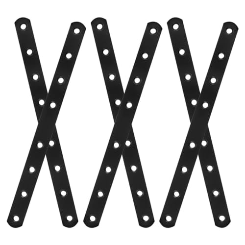 Mikikit Cabinet Corner Brackets Set 6pcs Laminate i Bracket Straight Brace for Support