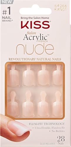 Nude Acrylic False Nails - Breathtaking (28 Nails